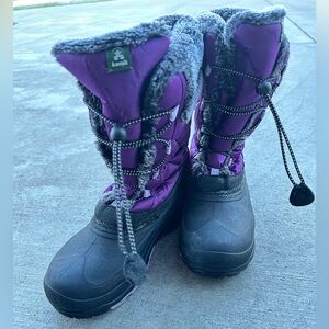 Kamik Girls Winter Star Snow Boots, size 7